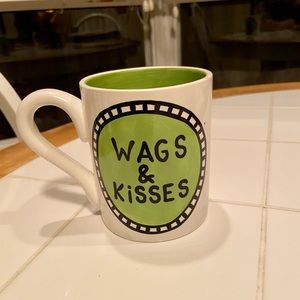 Adorable Wags & Kisses Ceramic Coffee Mug NWOT